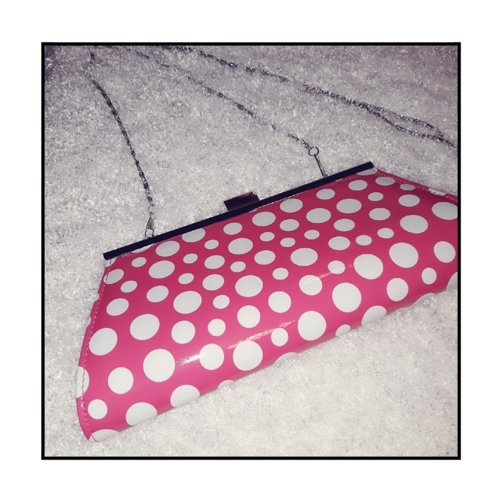 Neiman Marcus - Hot Pink Crossbody Clutch Purse